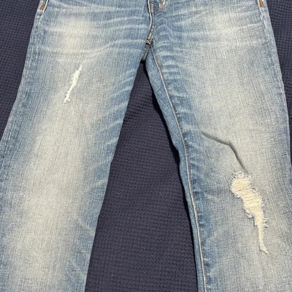 NWT Madewell 9” High-Rise Skinny in medium wash and lightly distressed Size 25 - Picture 5 of 7